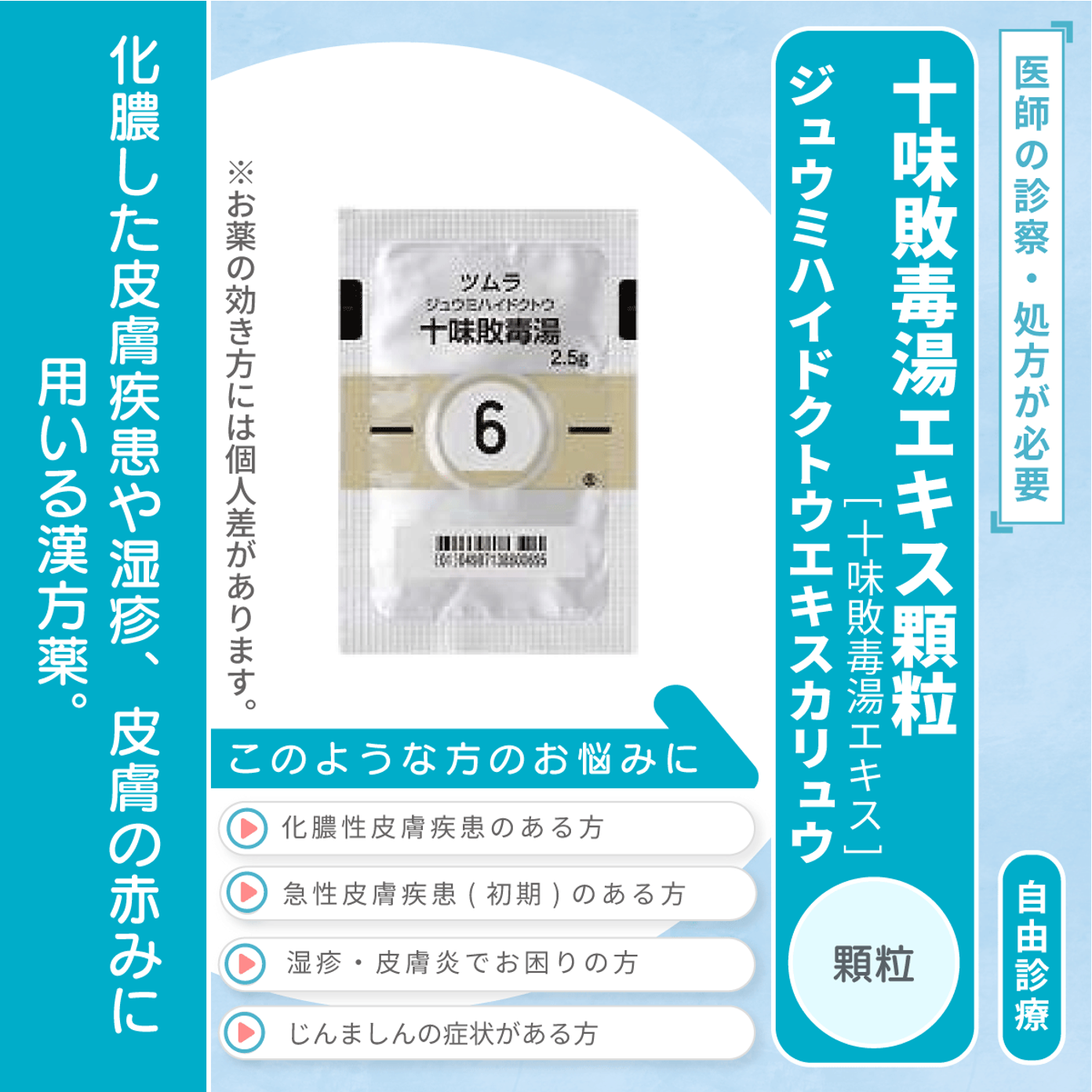 十味敗毒湯エキス顆粒