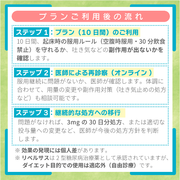 【初回限定】リベルサス 10日間プラン